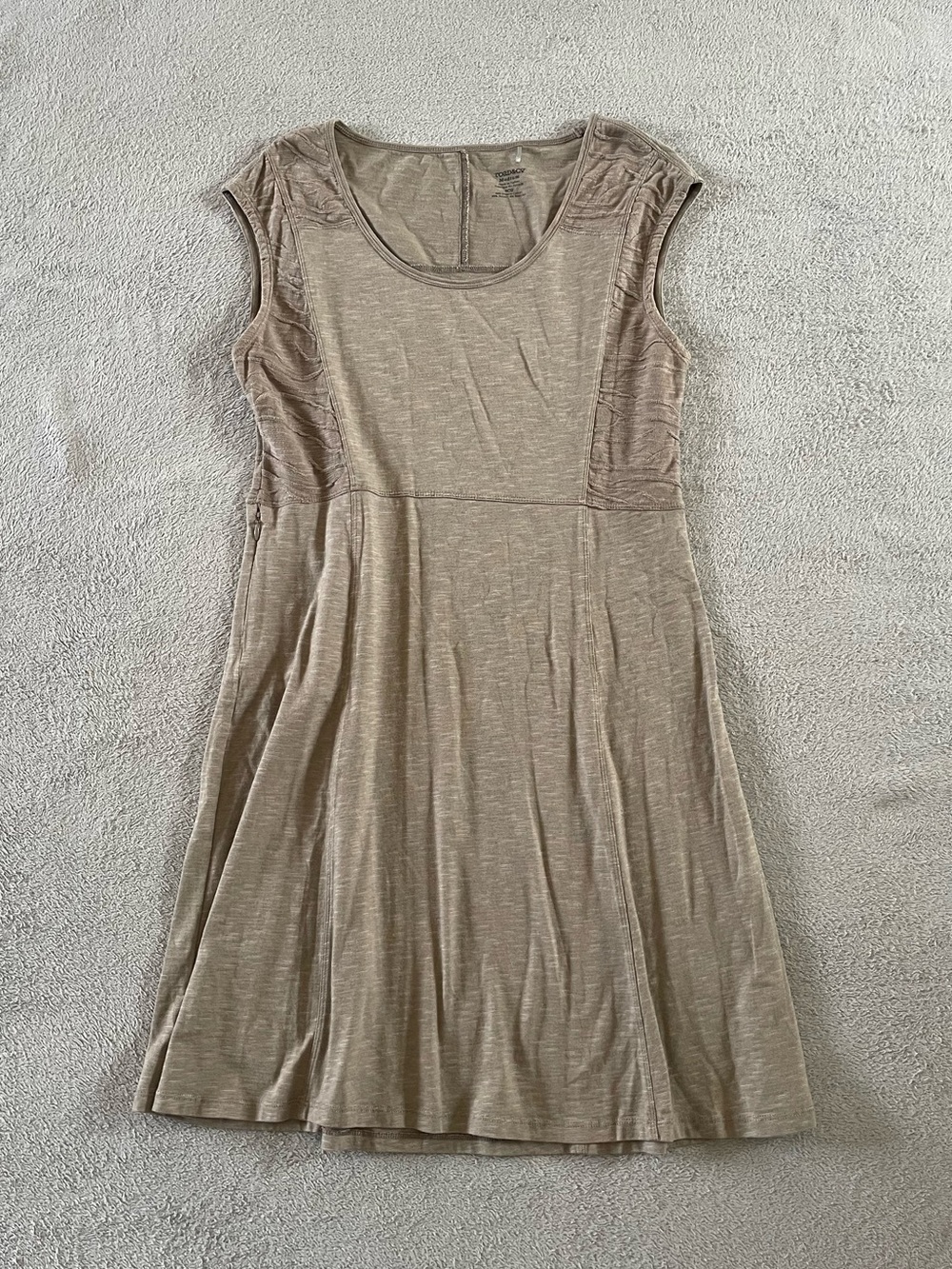 Toad & Co Fit and Flare Sleeveless T-Shirt Dress Size M Outdoors Gorpcore